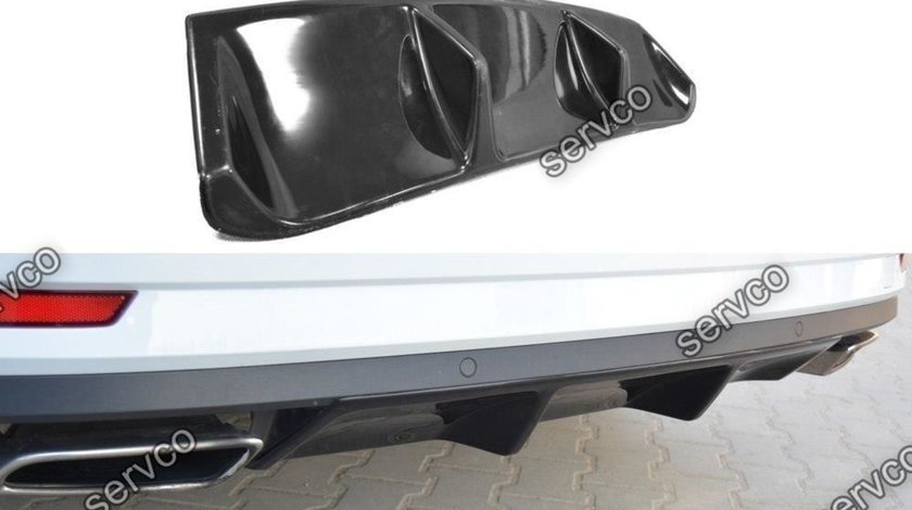 Prelungire difuzor bara spate Skoda Superb Mk3 2015- v2 - Maxton Design