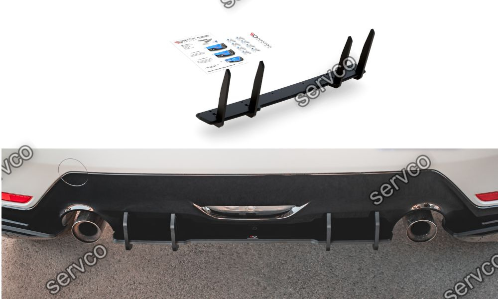Prelungire difuzor bara spate Toyota GR Yaris Mk4 2020- v7 - Maxton Design