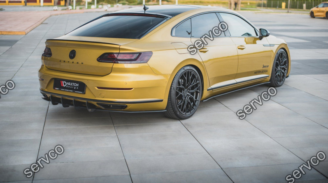 Prelungire difuzor bara spate Volkswagen Arteon R-Line 2017- v3 - Maxton Design