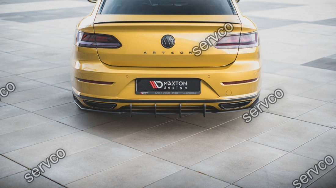 Prelungire difuzor bara spate Volkswagen Arteon R-Line 2017- v3 - Maxton Design