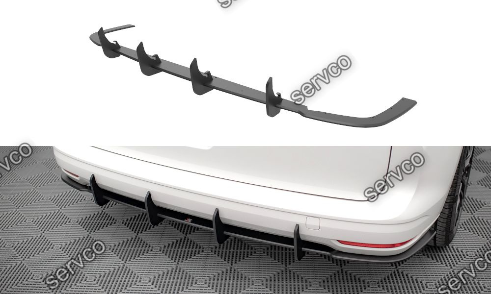 Prelungire difuzor bara spate Volkswagen Caddy Mk5 2020- v2 - Maxton Design