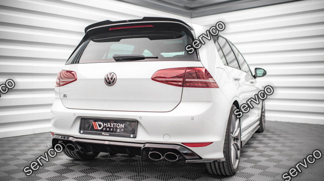 Prelungire difuzor bara spate Volkswagen Golf 7 R 2013-2016 v34 - Maxton Design