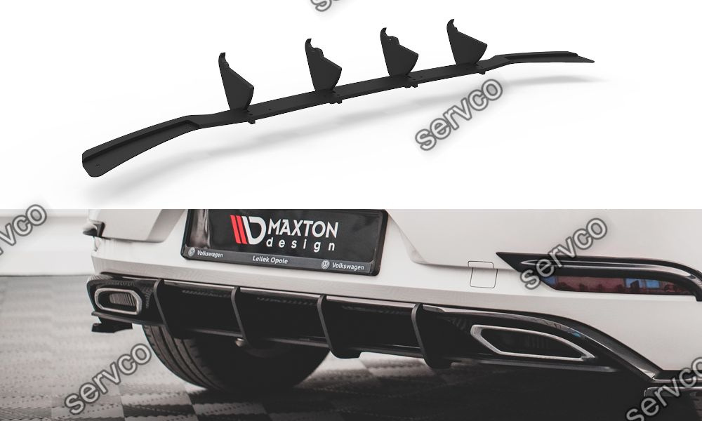 Prelungire difuzor bara spate Volkswagen Golf 7 R-Line Facelift 2017-2019 v31 - Maxton Design