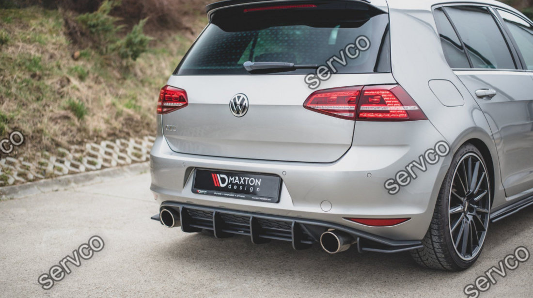 Prelungire difuzor bara spate Volkswagen Golf 7 Gti 2013-2016 v25 - Maxton Design