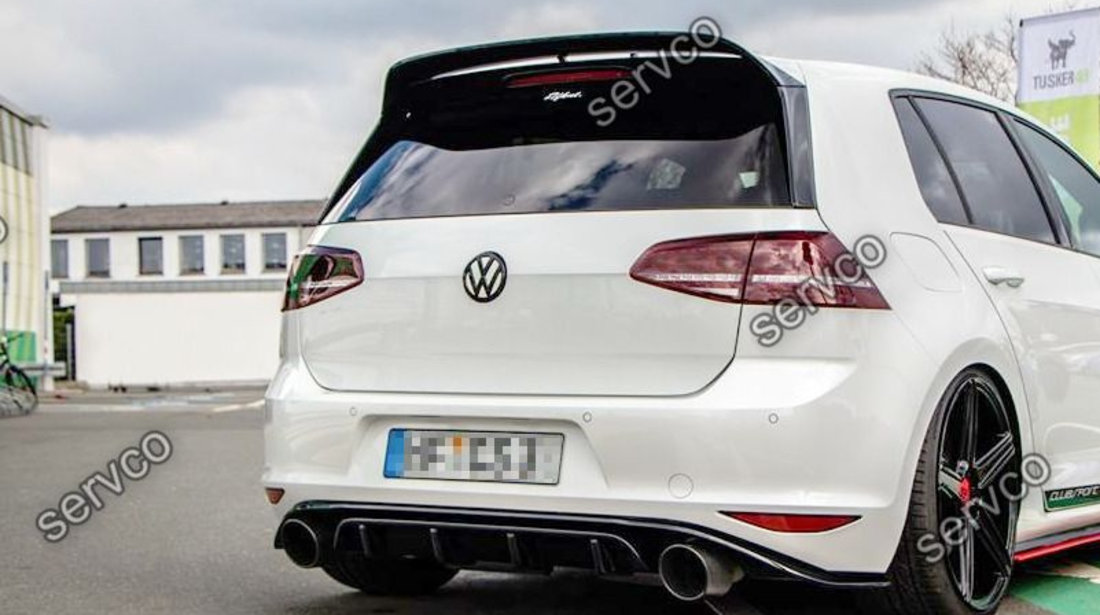 Prelungire difuzor bara spate Volkswagen Golf 7 GTI Clubsport 2016-2017 v9 - Maxton Design