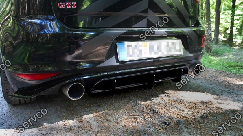 Prelungire difuzor bara spate Volkswagen Golf 7 GTI ClubSport 2016-2017 v7