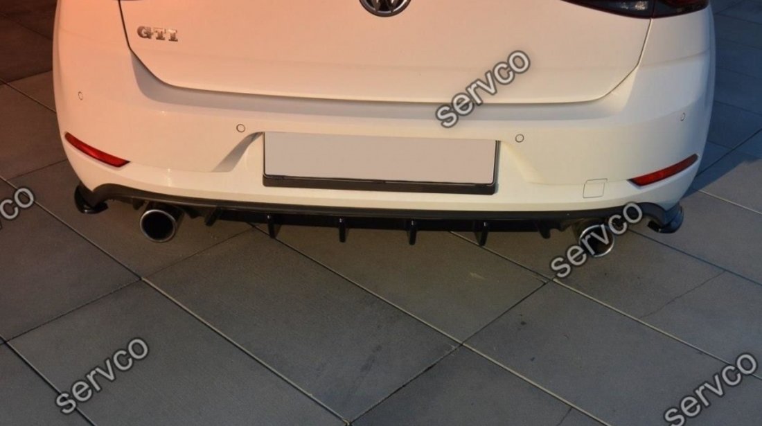 Prelungire difuzor bara spate Volkswagen Golf 7 GTI Facelift 2017- v6 - Maxton Design