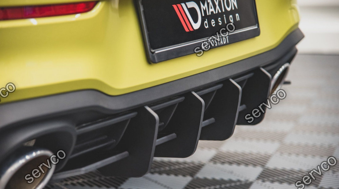 Prelungire difuzor bara spate Volkswagen Golf 8 GTI Clubsport 2020- v25 - Maxton Design