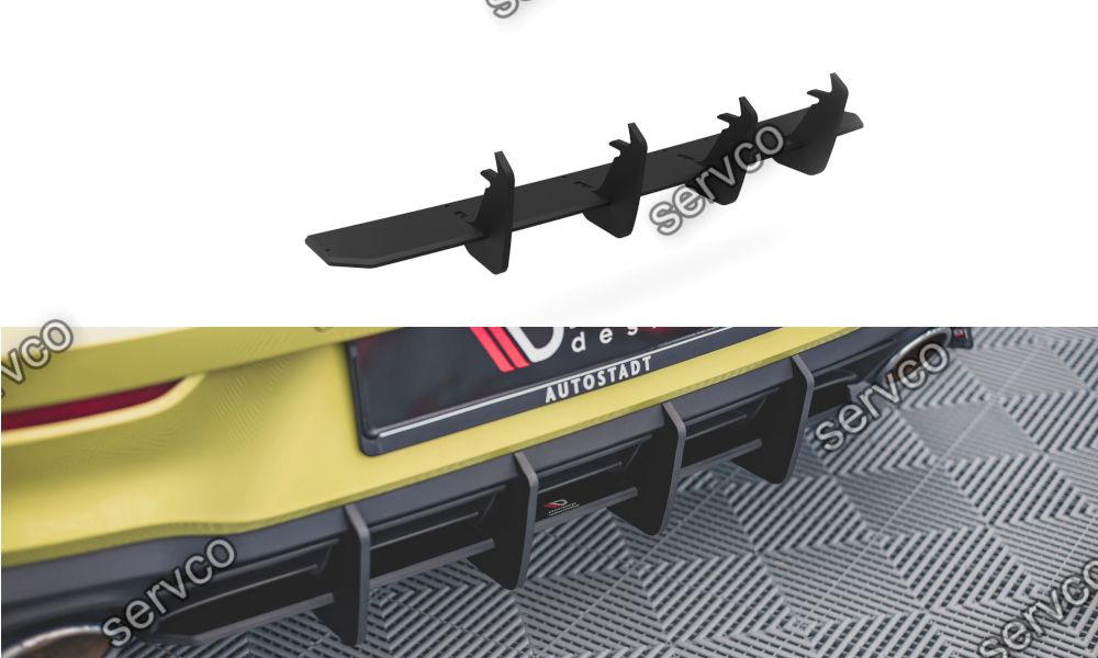 Prelungire difuzor bara spate Volkswagen Golf 8 GTI Clubsport 2020- v26 - Maxton Design