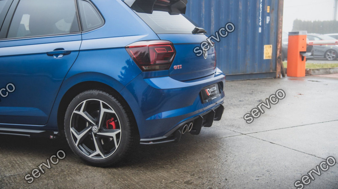 Prelungire difuzor bara spate Volkswagen Polo GTI Mk6 2017- v7 - Maxton Design