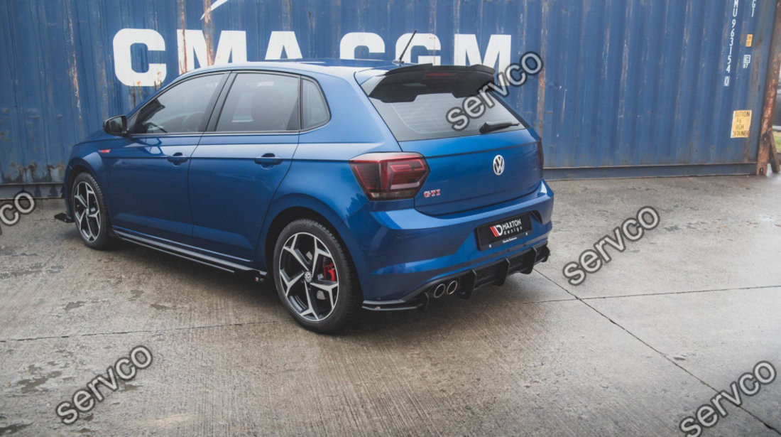 Prelungire difuzor bara spate Volkswagen Polo GTI Mk6 2017- v7 - Maxton Design