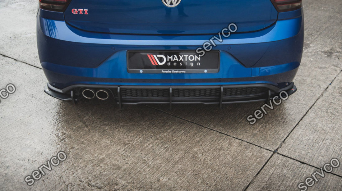 Prelungire difuzor bara spate Volkswagen Polo GTI Mk6 2017- v7 - Maxton Design