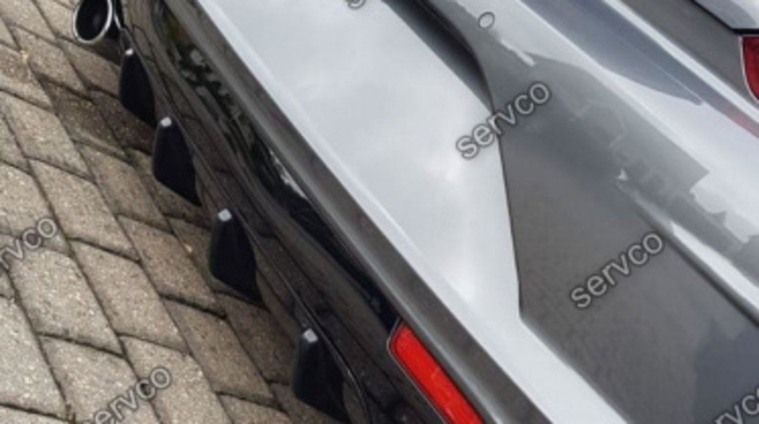 Prelungire difuzor bara spate Volkswagen Scirocco Mk3 R Facelift 2014-2017 v3 - Maxton Design