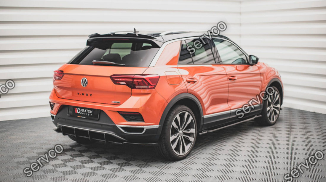 Prelungire difuzor bara spate Volkswagen T-Roc Mk1 2017- v3 - Maxton Design