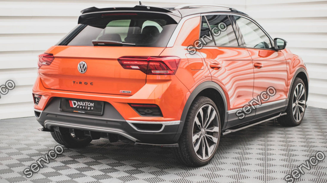 Prelungire difuzor bara spate Volkswagen T-Roc Mk1 2017- v1 - Maxton Design