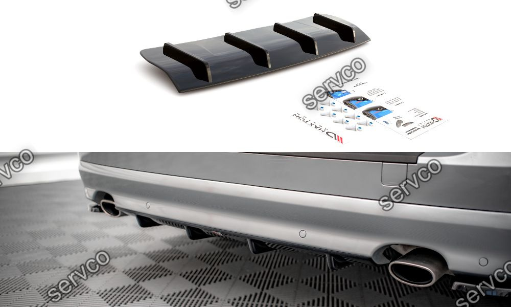 Prelungire difuzor bara spate Volvo V70 Mk3 2007-2013 v2 - Maxton Design