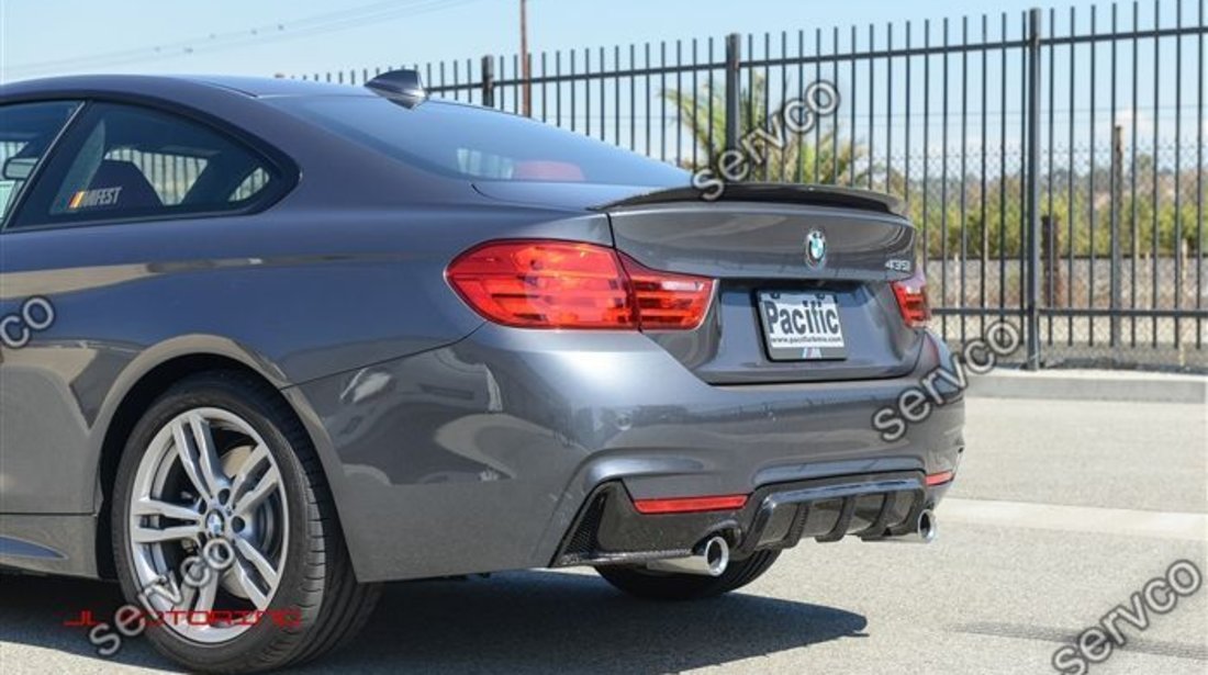 Prelungire difuzor spoiler evacuare bara spate BMW F32 Seria 4 435 430 M performance ver2