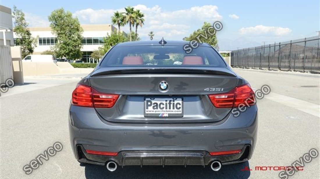 Prelungire difuzor spoiler evacuare bara spate BMW F32 Seria 4 435 430 M performance ver2