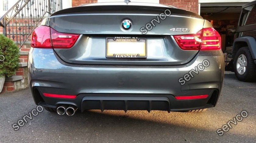 Prelungire difuzor spoiler evacuare bara spate BMW F32 Seria 4 420 M performance ver1