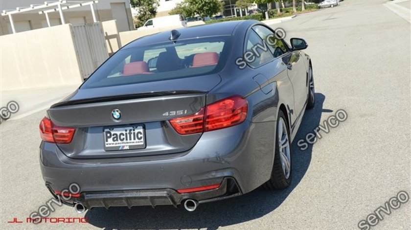 Prelungire difuzor spoiler evacuare bara spate BMW F32 Seria 4 435 430 M performance ver2