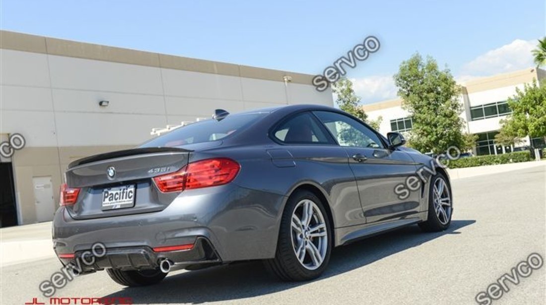 Prelungire difuzor spoiler evacuare bara spate BMW F32 Seria 4 435 430 M performance ver2