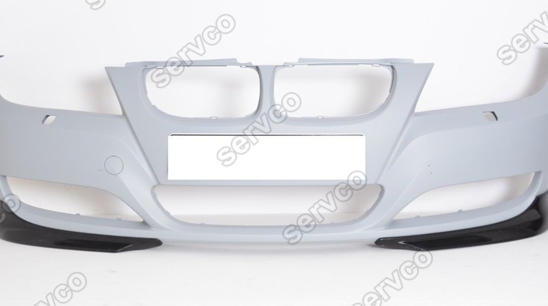 Prelungire difuzor spoiler splittere bara fata BMW E90 E91 M pachet LCI 2009 2010 2011 2012