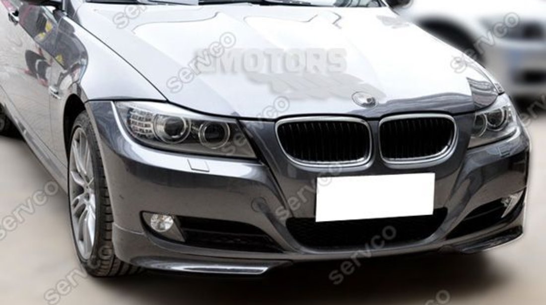 Prelungire difuzor spoiler splittere bara fata BMW E90 E91 M pachet LCI 2009 2010 2011 2012