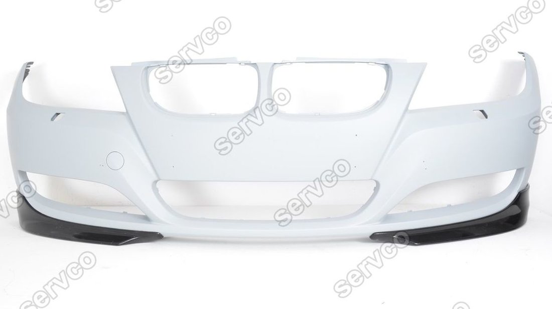 Prelungire difuzor spoiler splittere bara fata BMW E90 E91 M pachet LCI 2009 2010 2011 2012