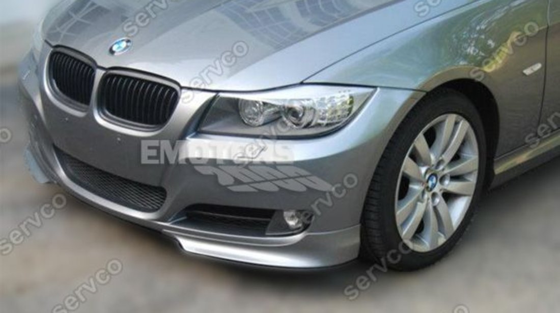 Prelungire difuzor spoiler splittere bara fata BMW E90 E91 M pachet LCI 2009 2010 2011 2012