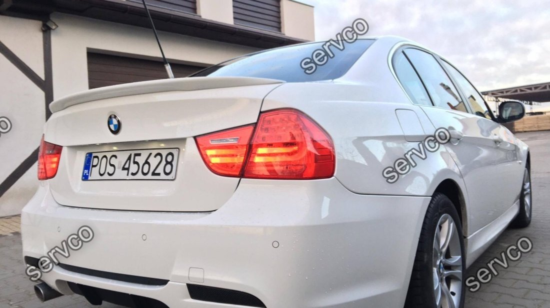 Prelungire difuzor tuning bara spate BMW E90 E91 pt bara pachet M v1