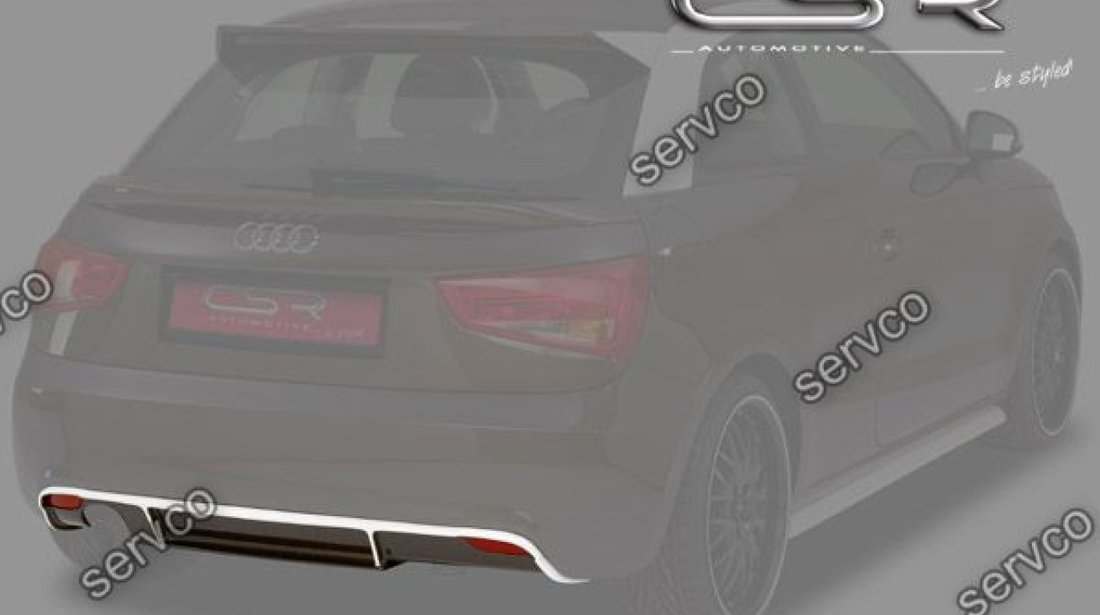 Prelungire difuzor tuning sport bara spate Audi A1 HA034 2010-2015 v2