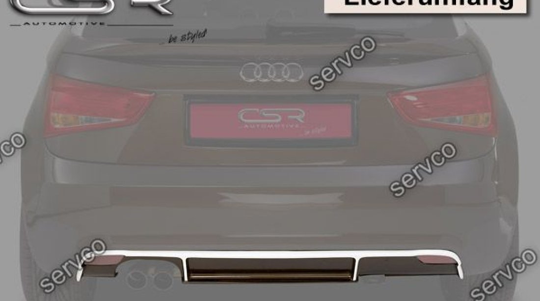 Prelungire difuzor tuning sport bara spate Audi A1 HA034B 2010-2015 v3