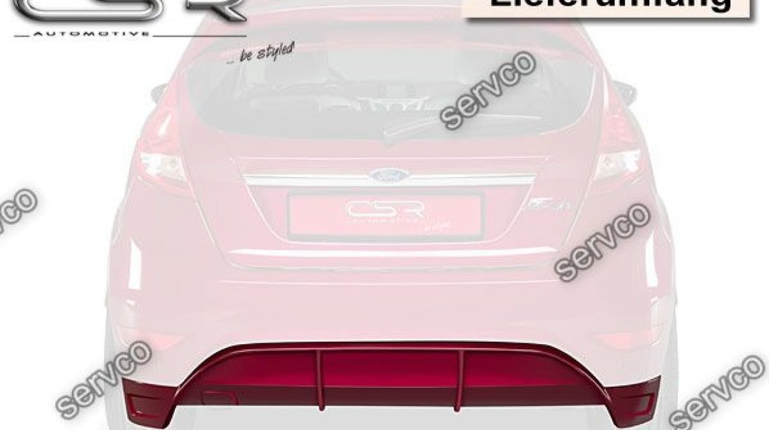 Prelungire difuzor tuning sport bara spate Ford Fiesta MK7 HA027 2008-2017 v1