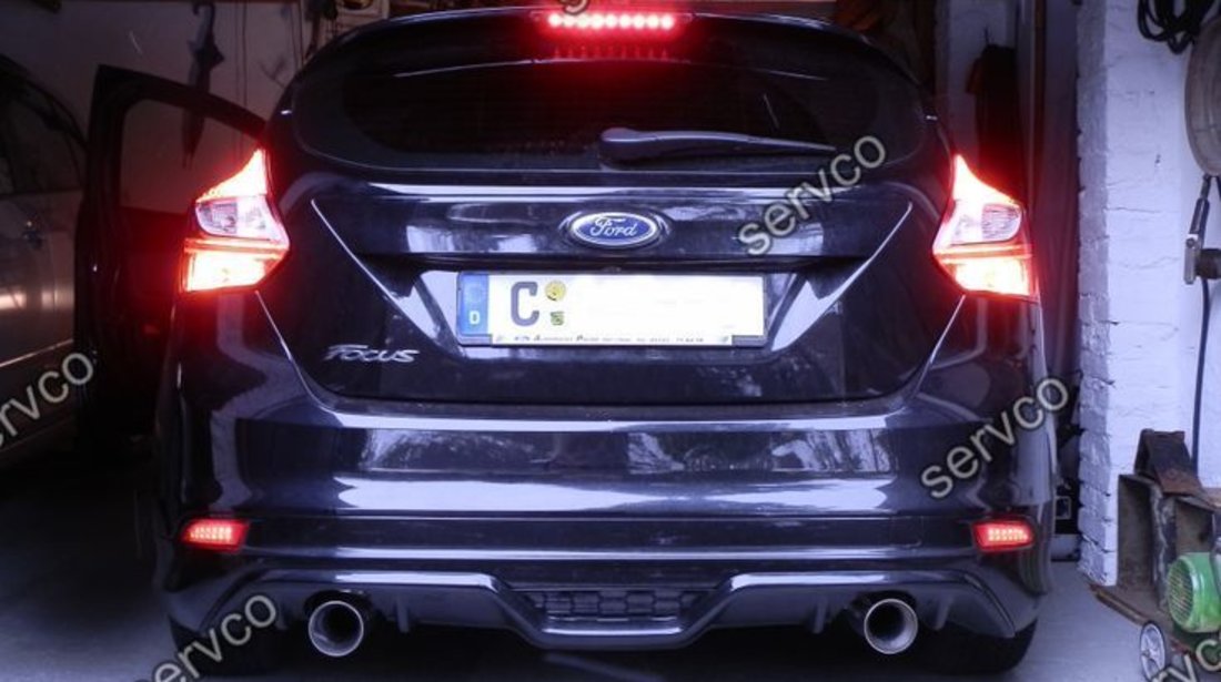 Prelungire difuzor tuning sport bara spate Ford Focus Mk3 ST Zetec 2011-2014 v1