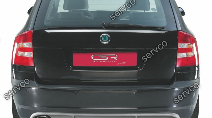 Prelungire difuzor tuning sport bara spate Skoda Octavia 2 1Z HA036 2004-2008 v1