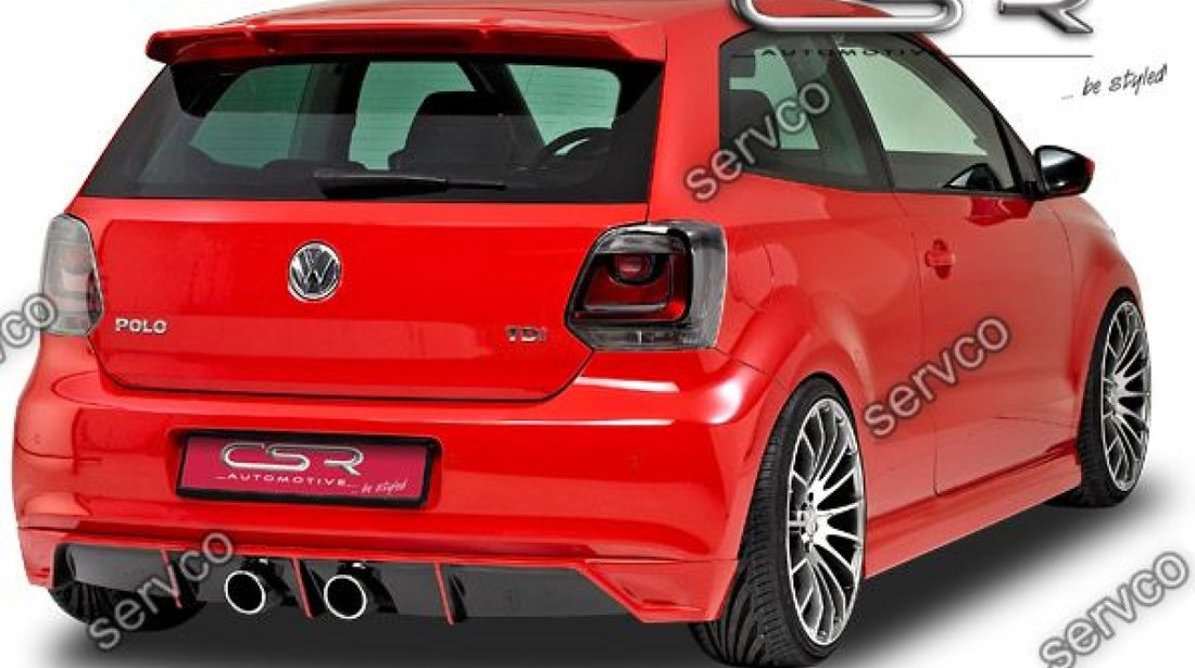 Prelungire difuzor tuning sport bara spate Volkswagen Polo 6R HA035B 2009-2014 v2