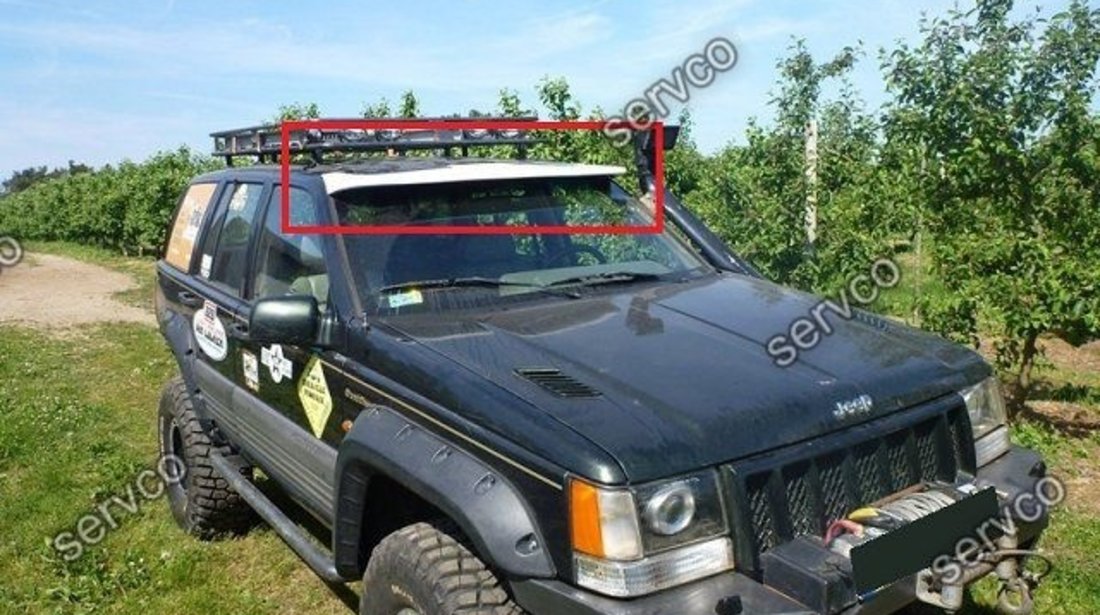 Prelungire Eleron spoiler tuning sport parasolar parbriz Jeep Grand Cherokee ZJ 1993-1998 ver2