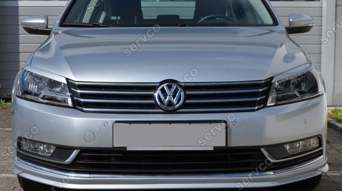 Prelungire extensie fusta spoiler bara fata VW Passat B7 3C FL