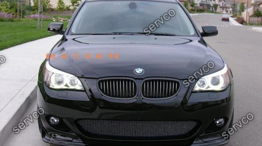Prelungire extensie fusta spoiler lip bara BMW E60 E61 Hamann M tech Aero pachet M v4