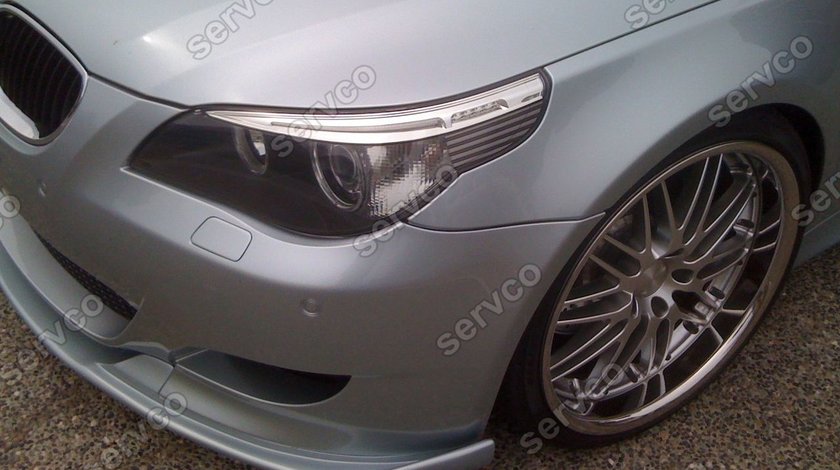 Prelungire extensie lip spoiler bara BMW E60 E61 Seria 5 Hamann M tech Aero pachet M v4