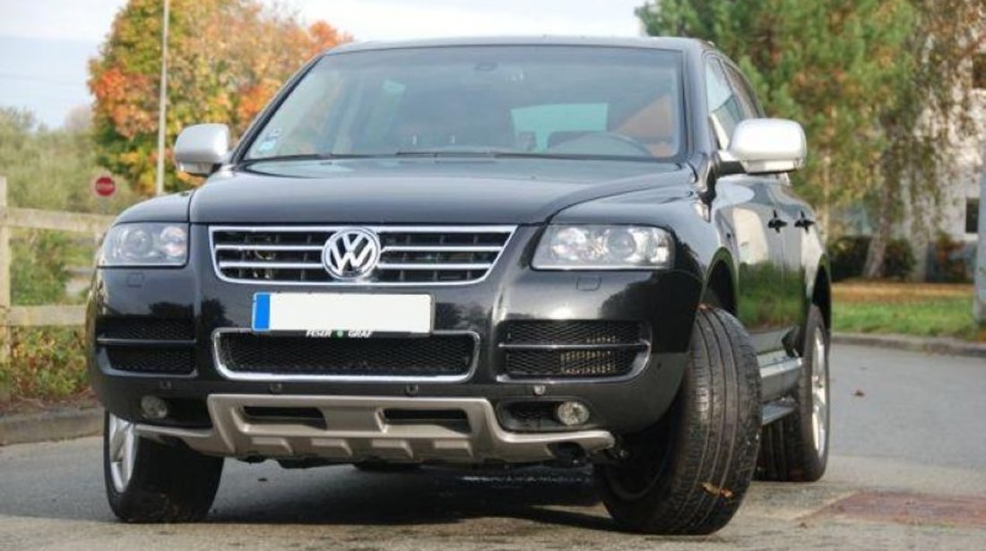 Prelungire extensie spoiler Bara fata VW Touareg 2002 2006 King Kong