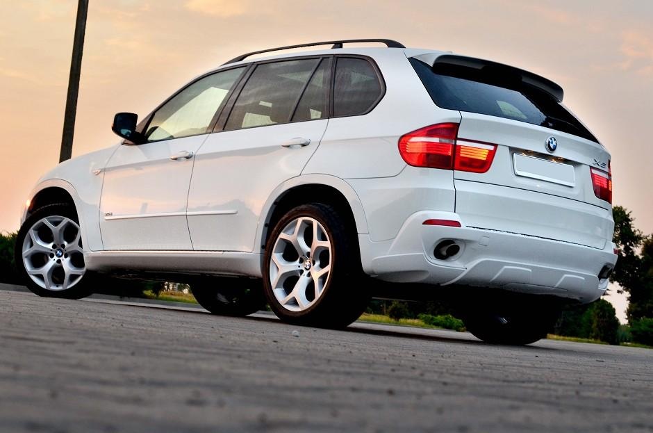 Prelungire extensie spoiler bara spate BMW X5 E70 M Pachet Tech Aero