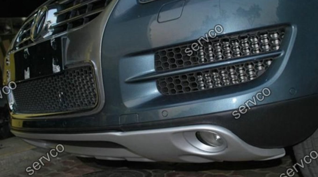 Prelungire Facelift lip buza tuning sport bara fata VW Touareg King Kong R50 Rline 7L 2006-2010 v1