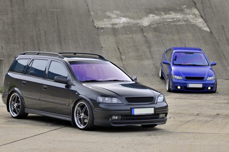 Prelungire fusta adaos spoiler bara fata Opel Astra G OPC line 1