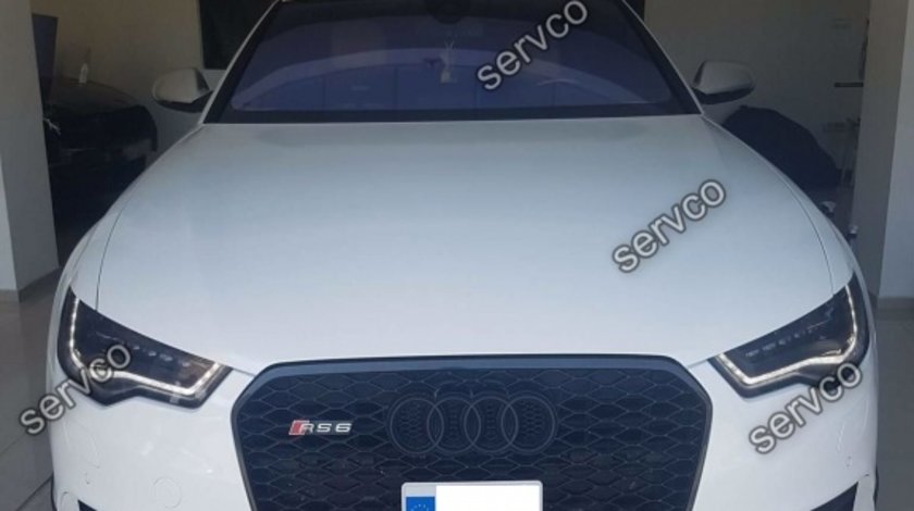 Prelungire fusta bara fata Audi A6 4G C7 2011 2012 2013 2014 ABT Sline S6 Rs6 ver1