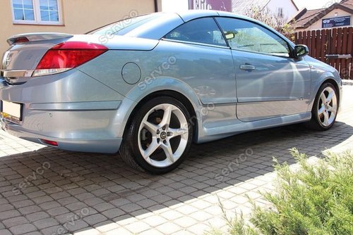 Prelungire fusta lip buza spoiler tuning sport bara spate Opel Astra H TwinTop 2004-2010 v2