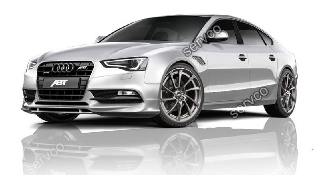 Prelungire fusta lip tuning sport bara fata Audi A5 Facelift Coupe Cabrio 2012-2015 v1