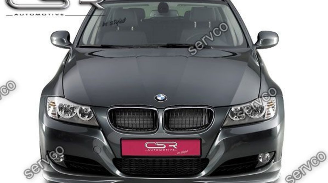 Prelungire fusta spoiler bara fata BMW E90 E91 2009-2012 LCI facelift FA117 CSR ver9