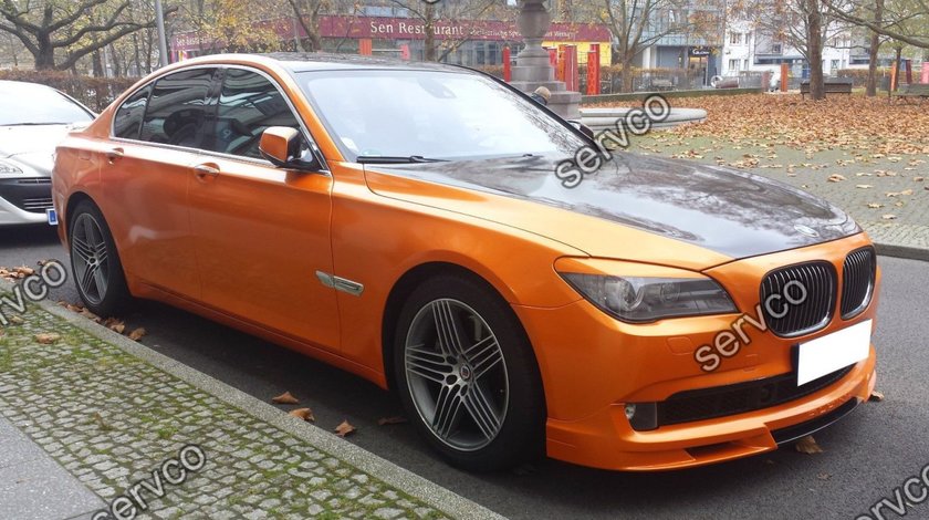 Prelungire fusta spoiler bara fata BMW Seria 7 F01 F02 Alpina 2008-2012 v1