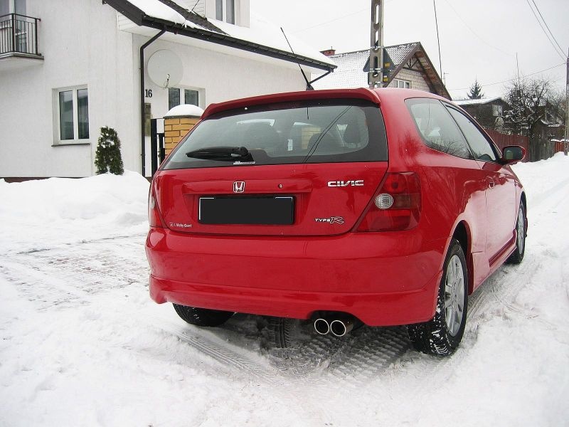 Prelungire fusta spoiler bara spate Honda Civic 3d 2001 2006